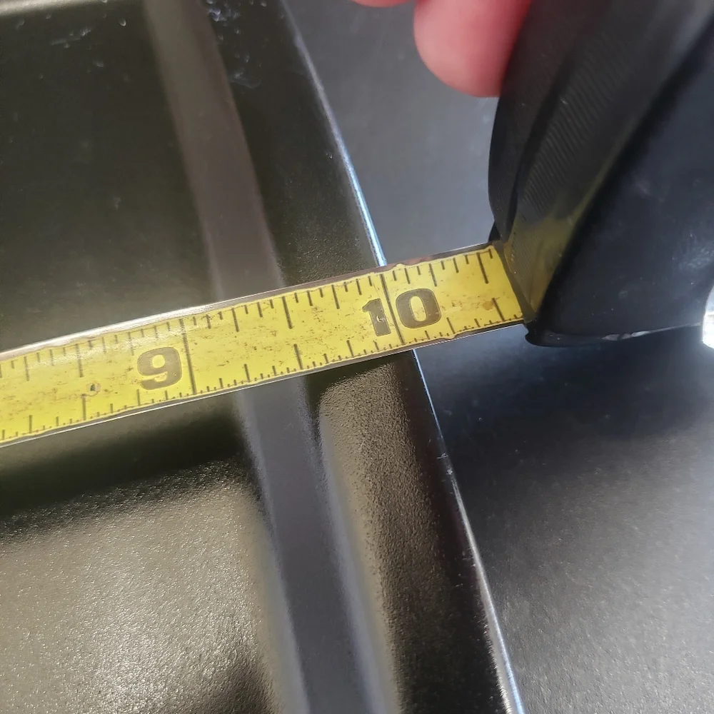 Ikea Square Black Ceramic Plate